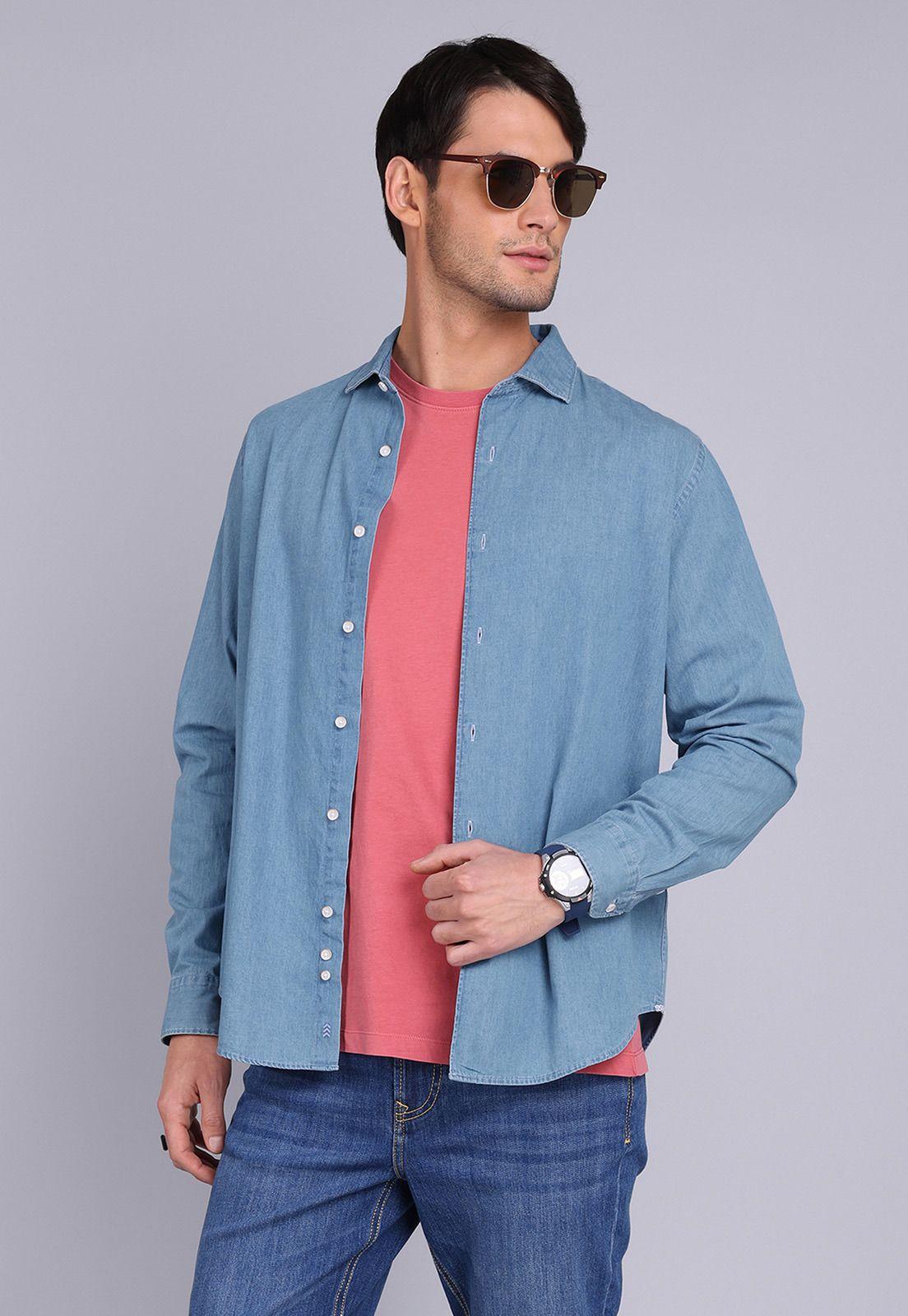Camisa Denim Manga Larga Arrow CM3051SDE-0