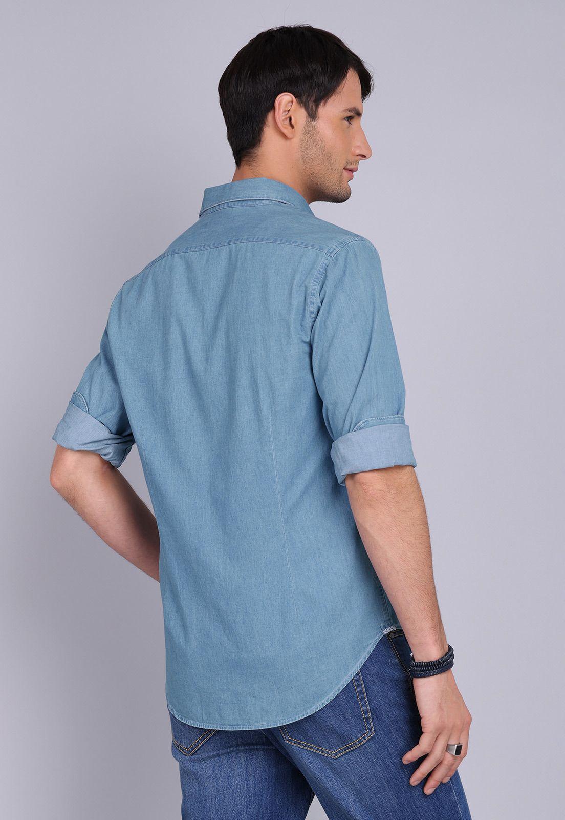 Camisa Denim Manga Larga Arrow CM3051SDE-3
