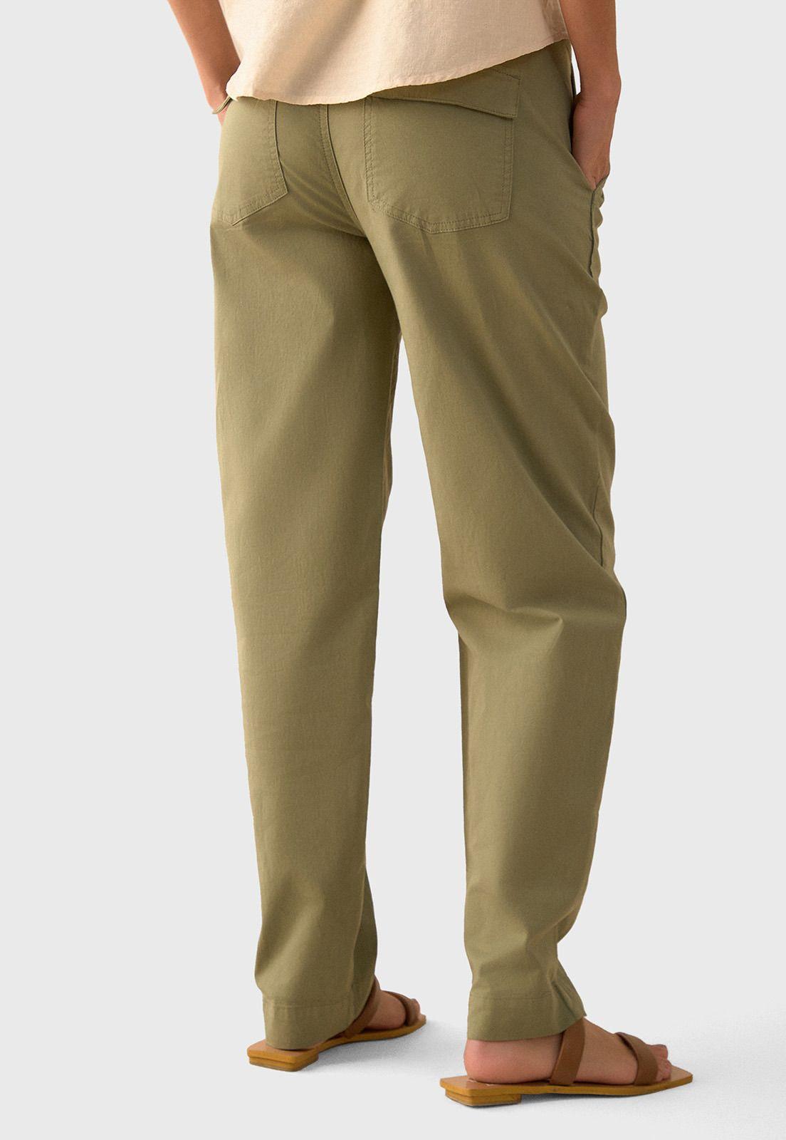 Pantalón Recto estilo militar Mujer Esprit 631G016-1