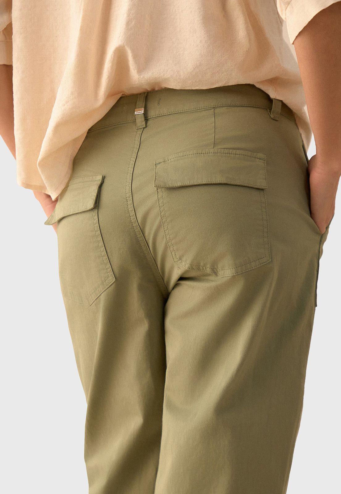 Pantalón Recto estilo militar Mujer Esprit 631G016-2