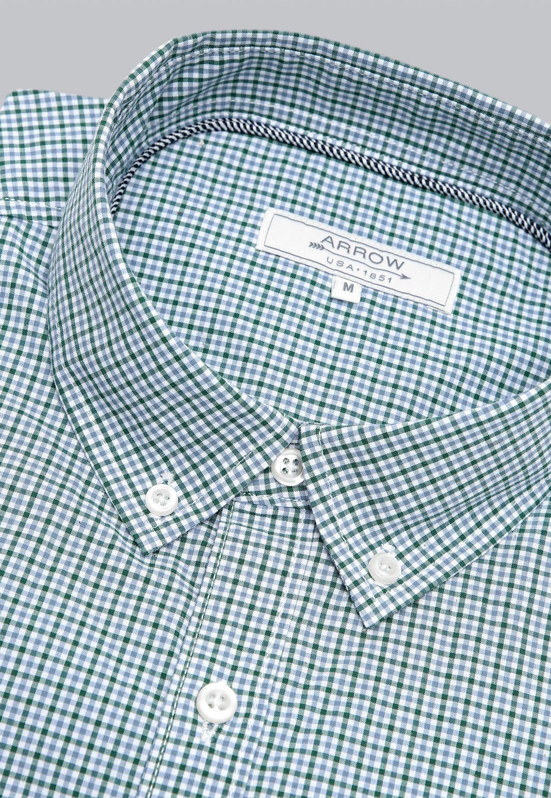 Camisa Cuadros Manga Larga Arrow CM31045VE-4