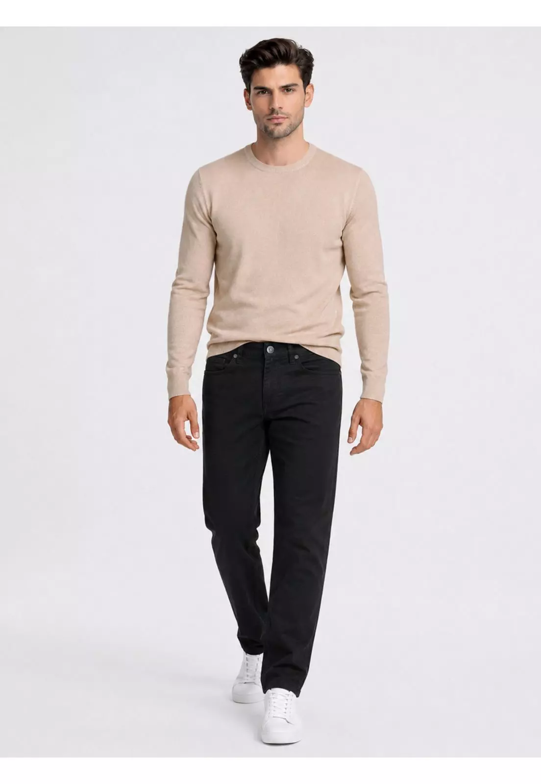 Pantalón 5 Pocket Spandex Regular Fit Negro Piero Butti PBDVB02NE-3