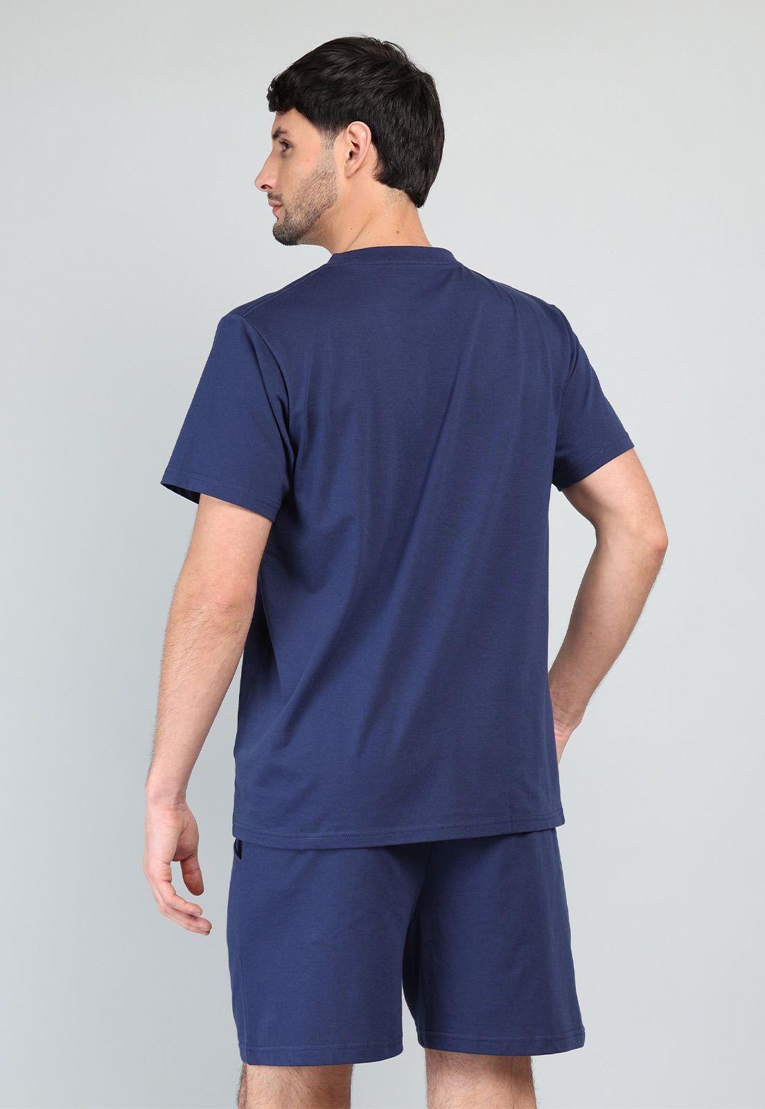 Pijama Corto Cuello Redondo Arrow P1V3208AZ-1