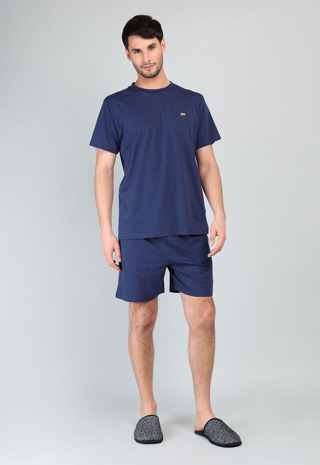 Pijama Corto Cuello Redondo Arrow P1V3208AZ-3