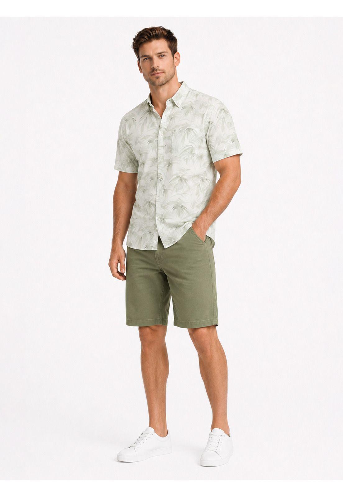 Bermuda Lisa Spandex Regular Fit Verde Arrow BE34022VE-3