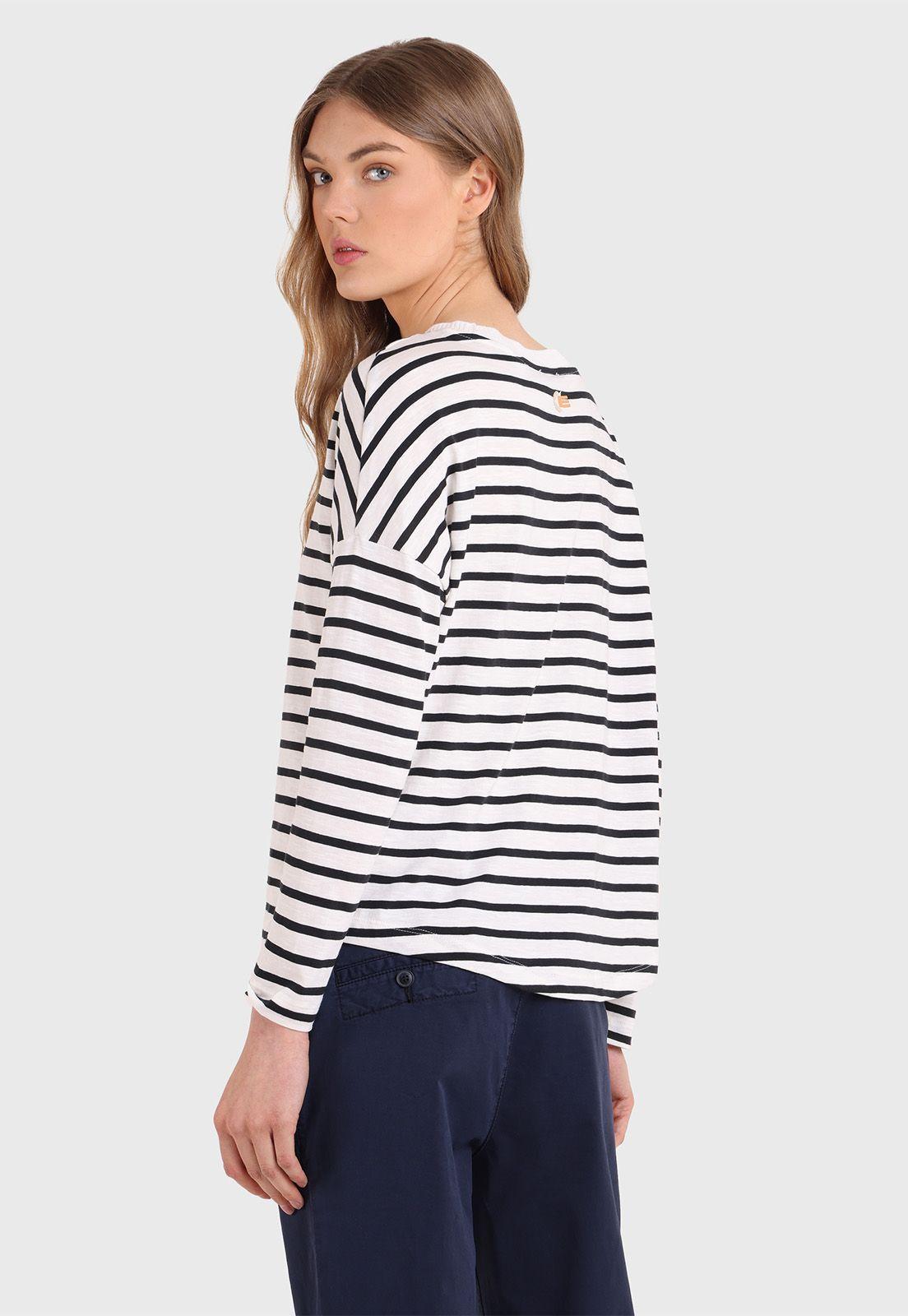 Polera Con Diseño A Rayas Mujer Esprit-1