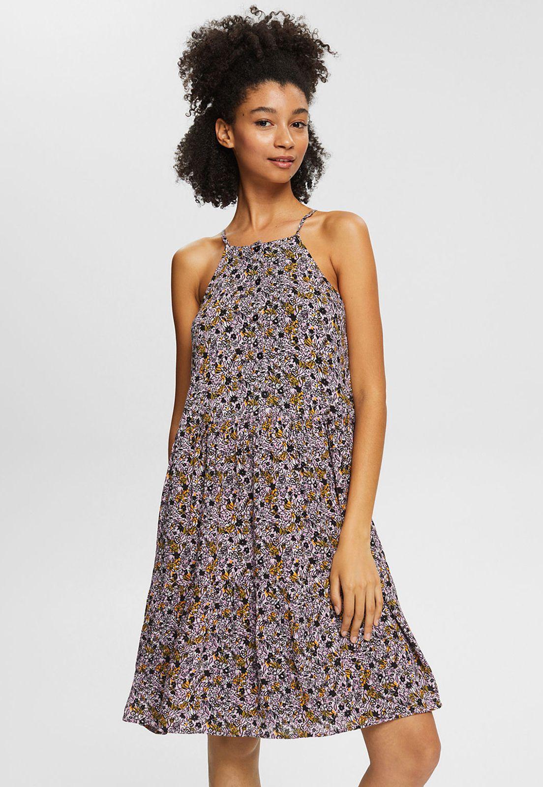 Vestido con Estampado Floral Mujer Esprit 062CC1E310-0