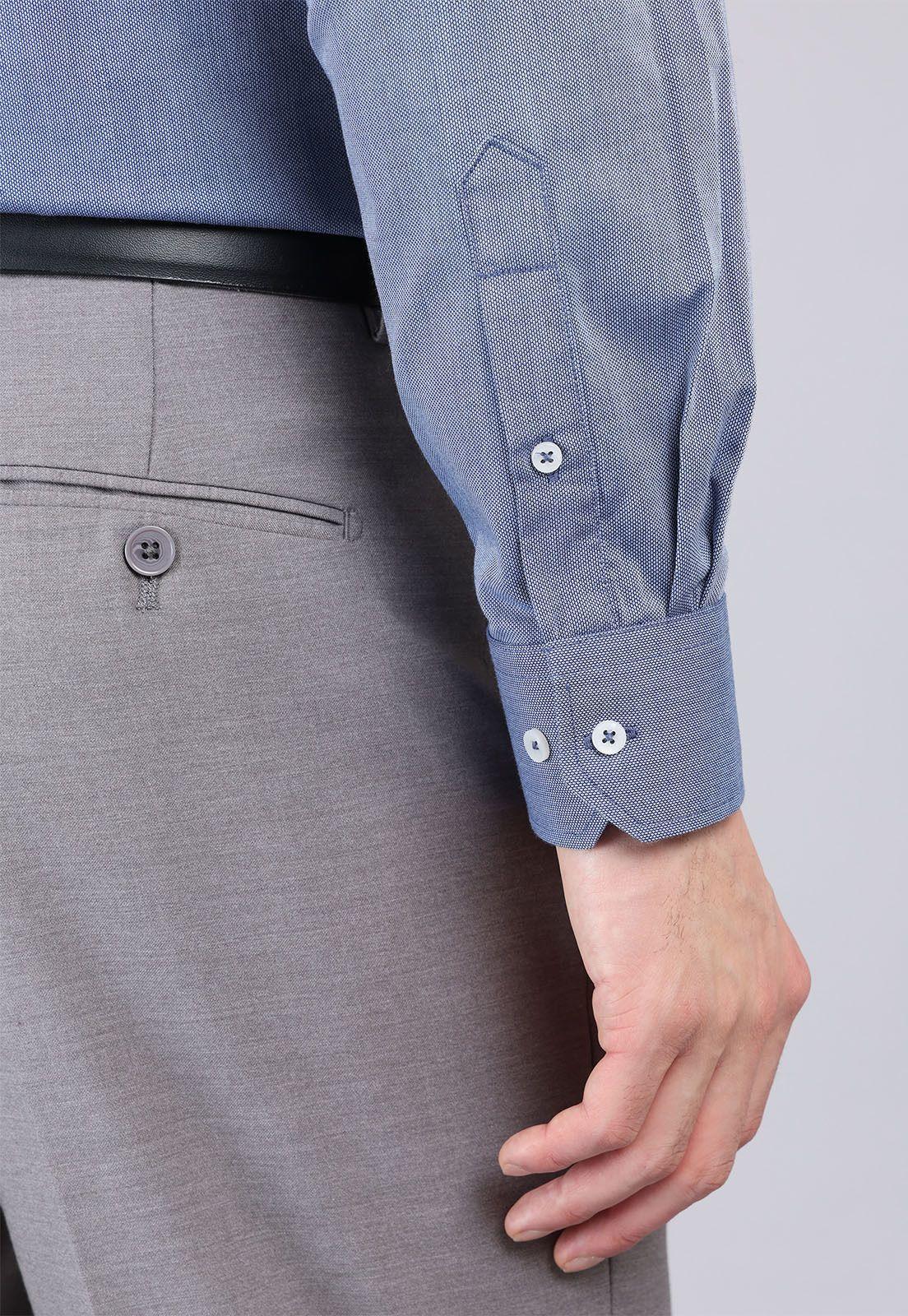 Camisa Formal Texturada Van Heusen VHCM432AZ-5