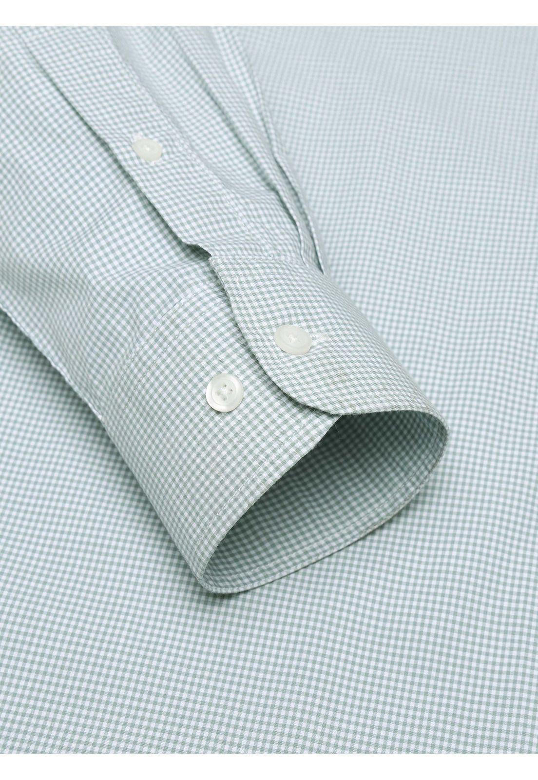 Camisa A Cuadros Regular Fit Verde Arrow CM34010VE-4