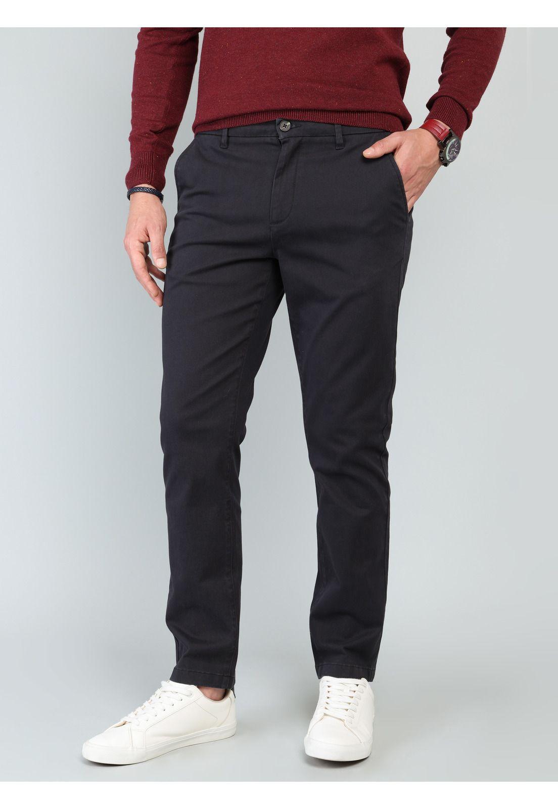 Pantalón Chino Spandex Regular Fit Azul Marino Arrow PA33030NB-0