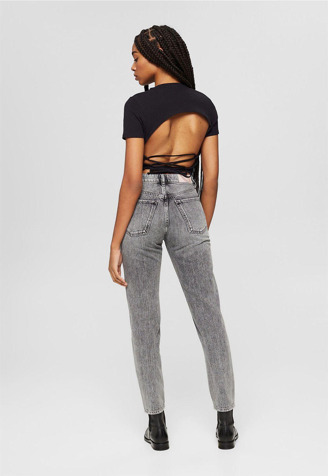 Mom Jeans Mujer High Rise Esprit-1