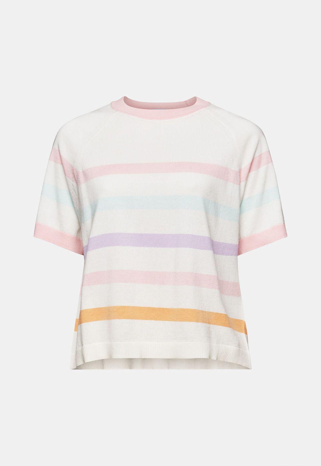Polera de Algodón A Rayas Mujer Esprit 024EE1I320-3