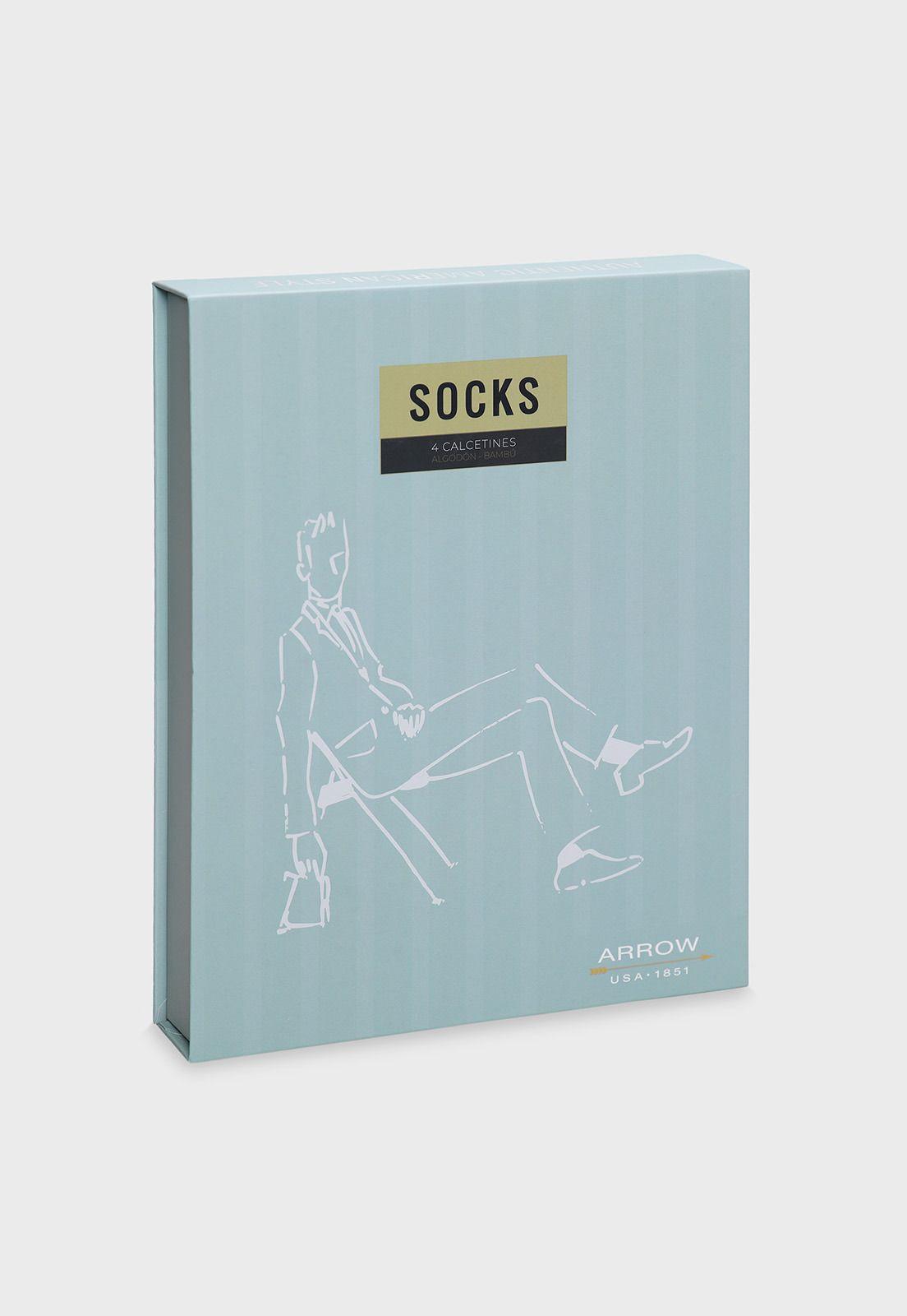 Caja Calcetines 4 Unidades Casual Arrow CP42505SU-6