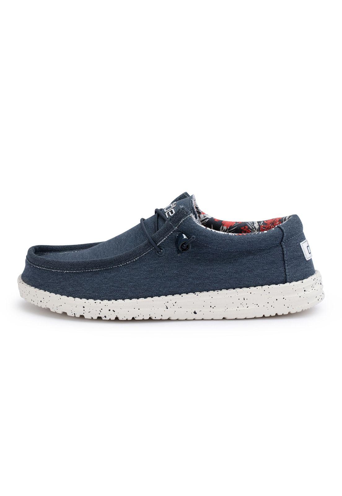 Zapato Wally Stretch Blue HeyDude-2