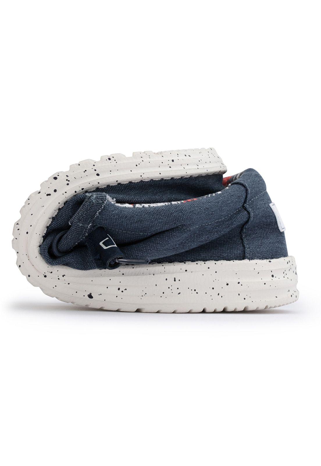Zapato Wally Stretch Blue HeyDude-3