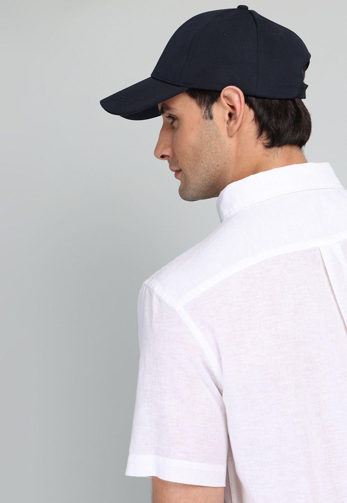 Camisa De Lino y Algodón Arrow CM32058BL-5