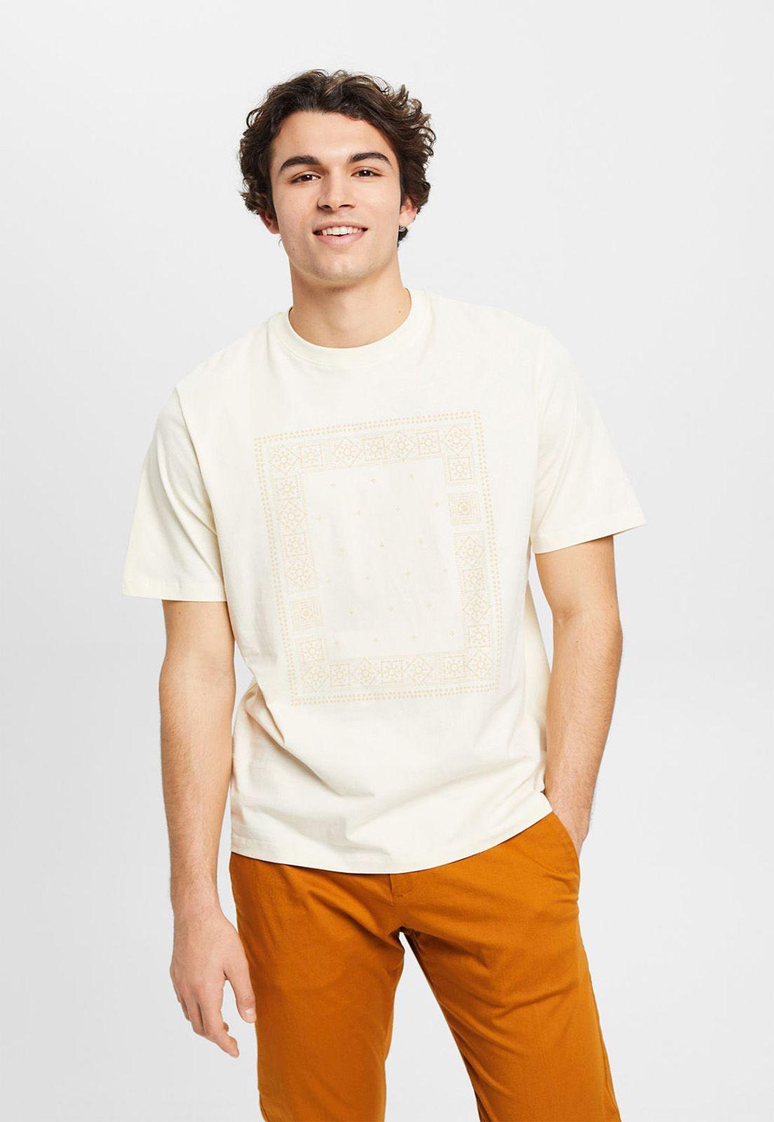 Polera Estampada Manga Corta Hombre Esprit-0