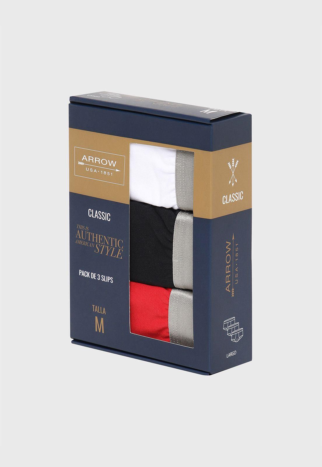 Slip 3 Unidades Liso Arrow-4
