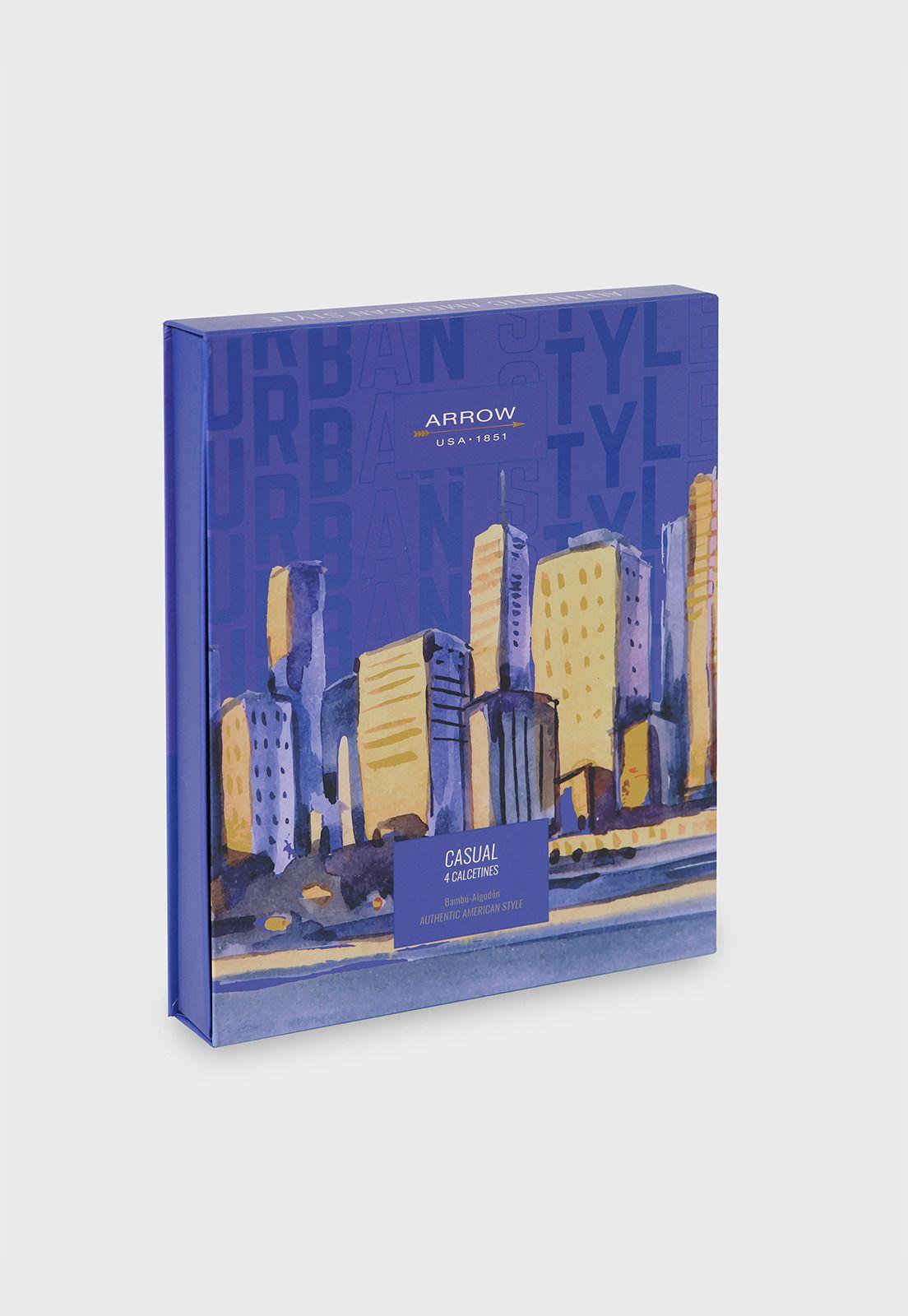 Caja Calcetines 4 Unidades Casual Arrow CP42406SU-5