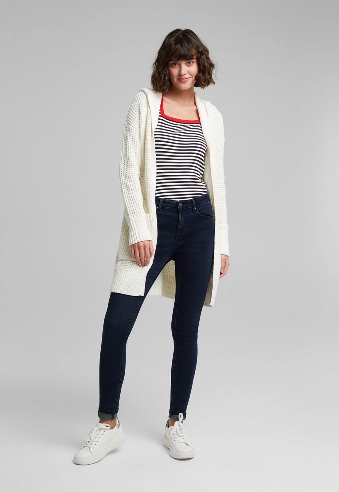 Cardigan Largo Con Capucha Esprit-2