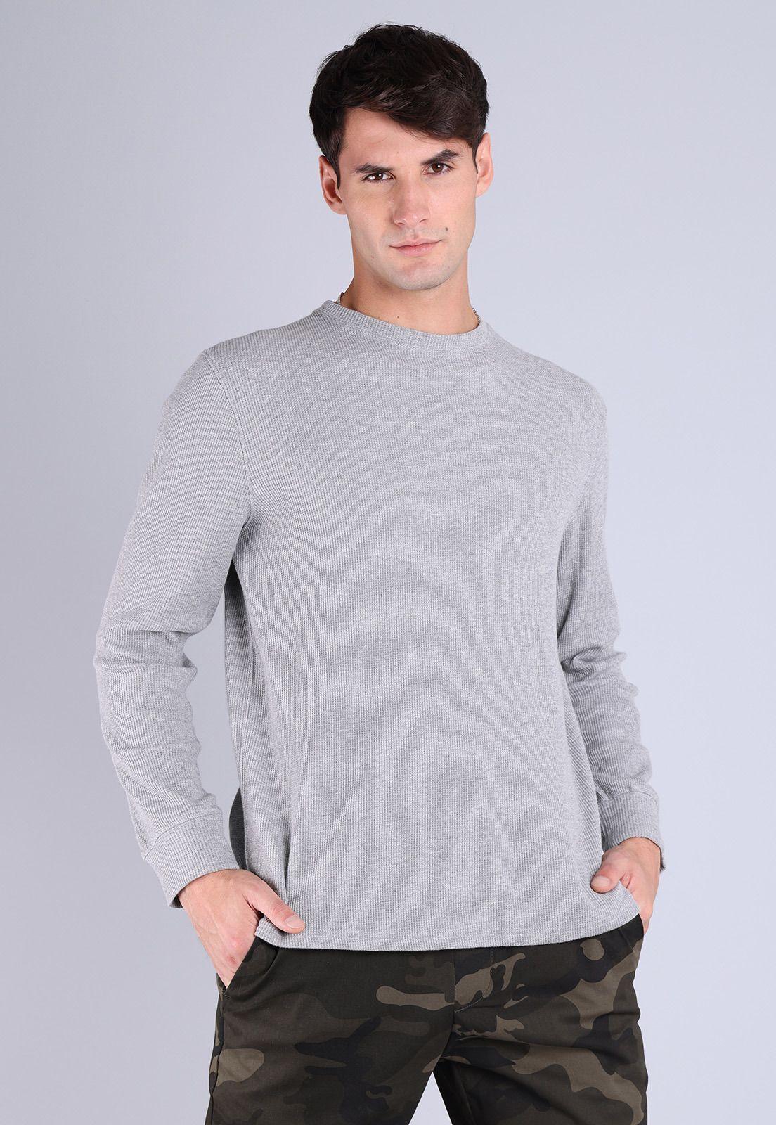 Polera Manga Larga Hombre Soviet AISHK06GR-4