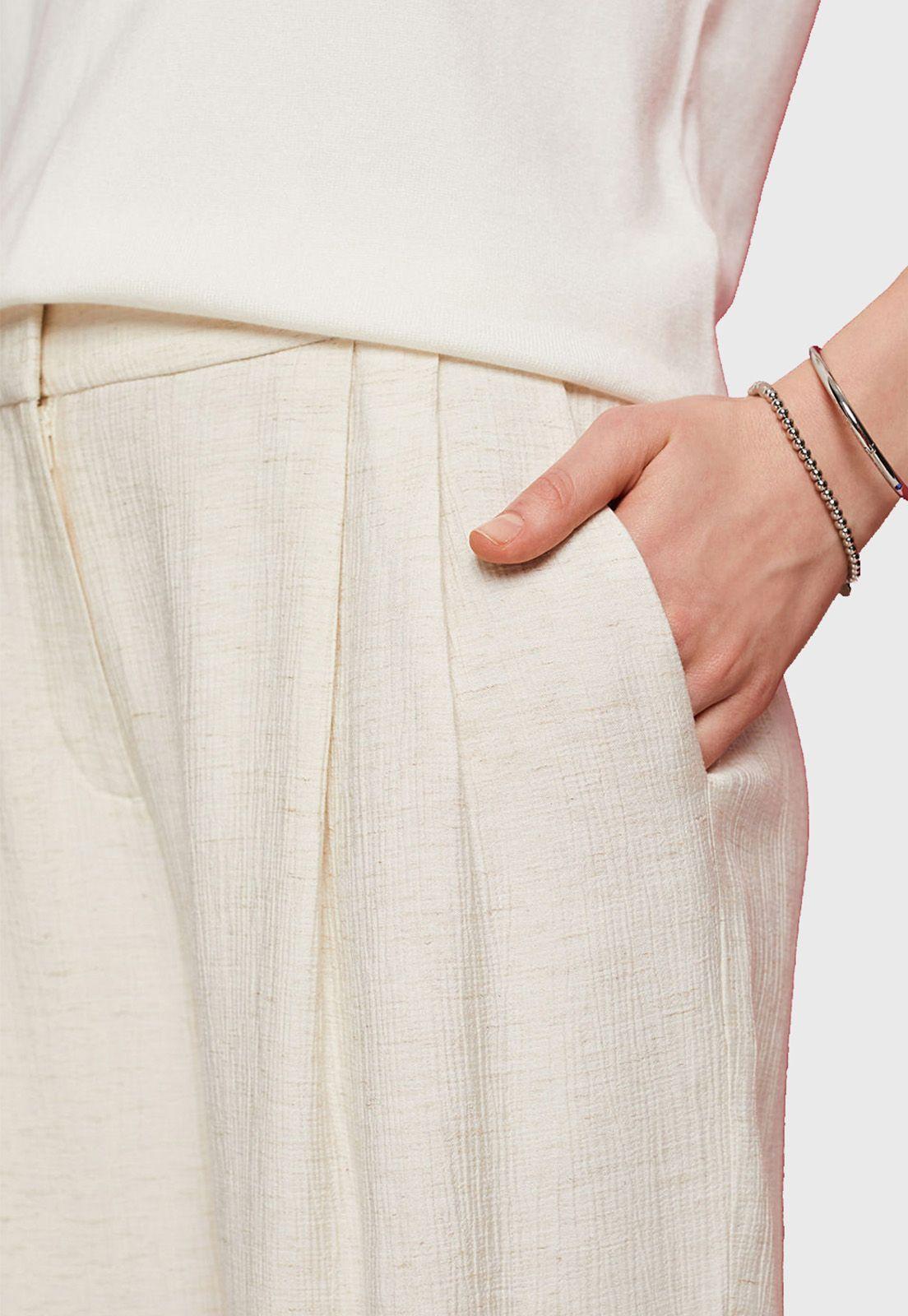 Pantalón De Corte Holgado Mujer Esprit-2