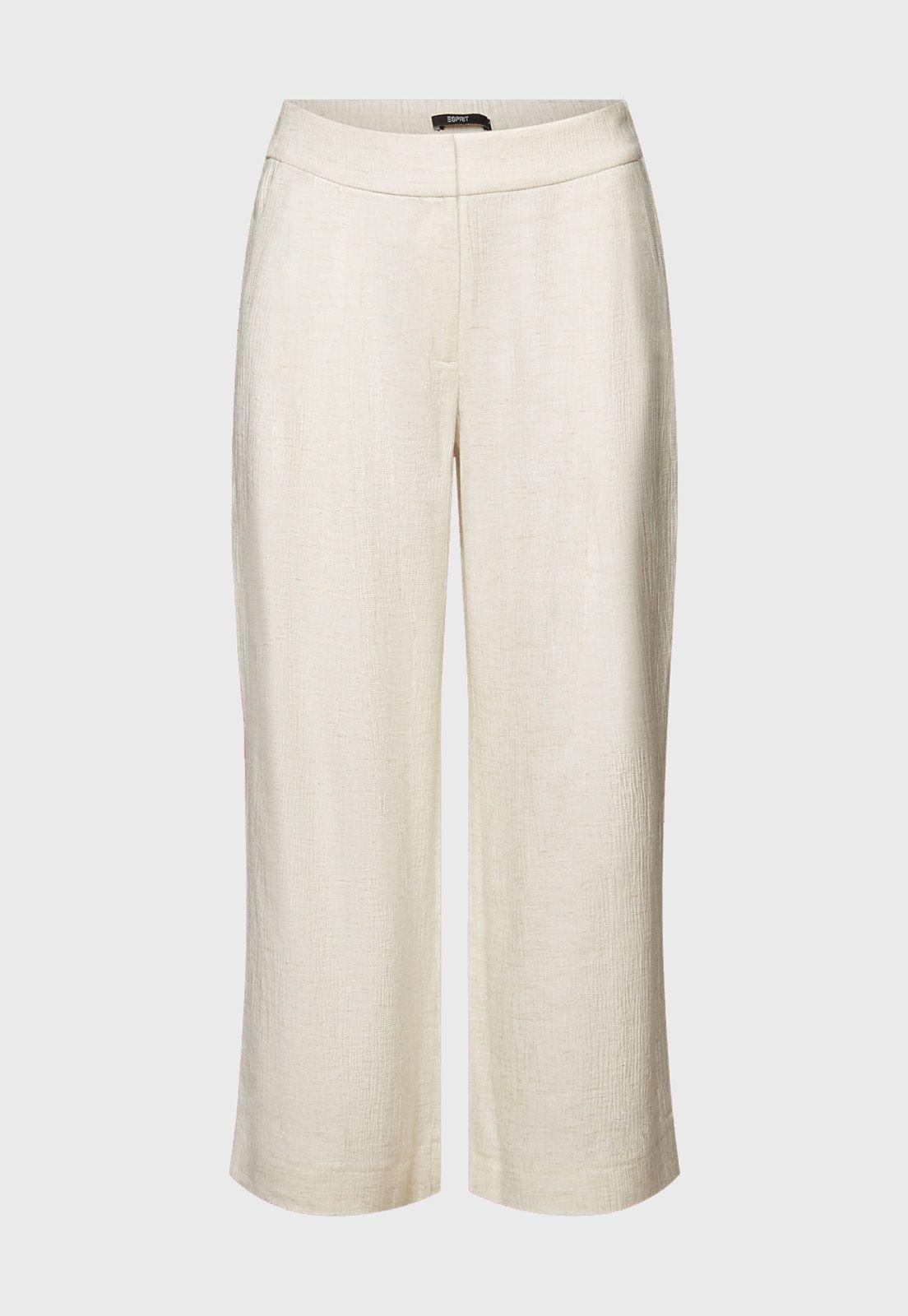 Pantalón De Corte Holgado Mujer Esprit-3