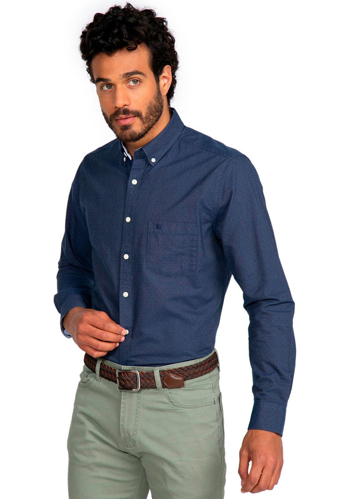 Camisa Sport Azul-0