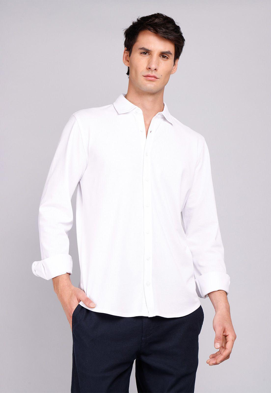 Camisa Piqué Lisa Spandex Arrow CM32057BL-0