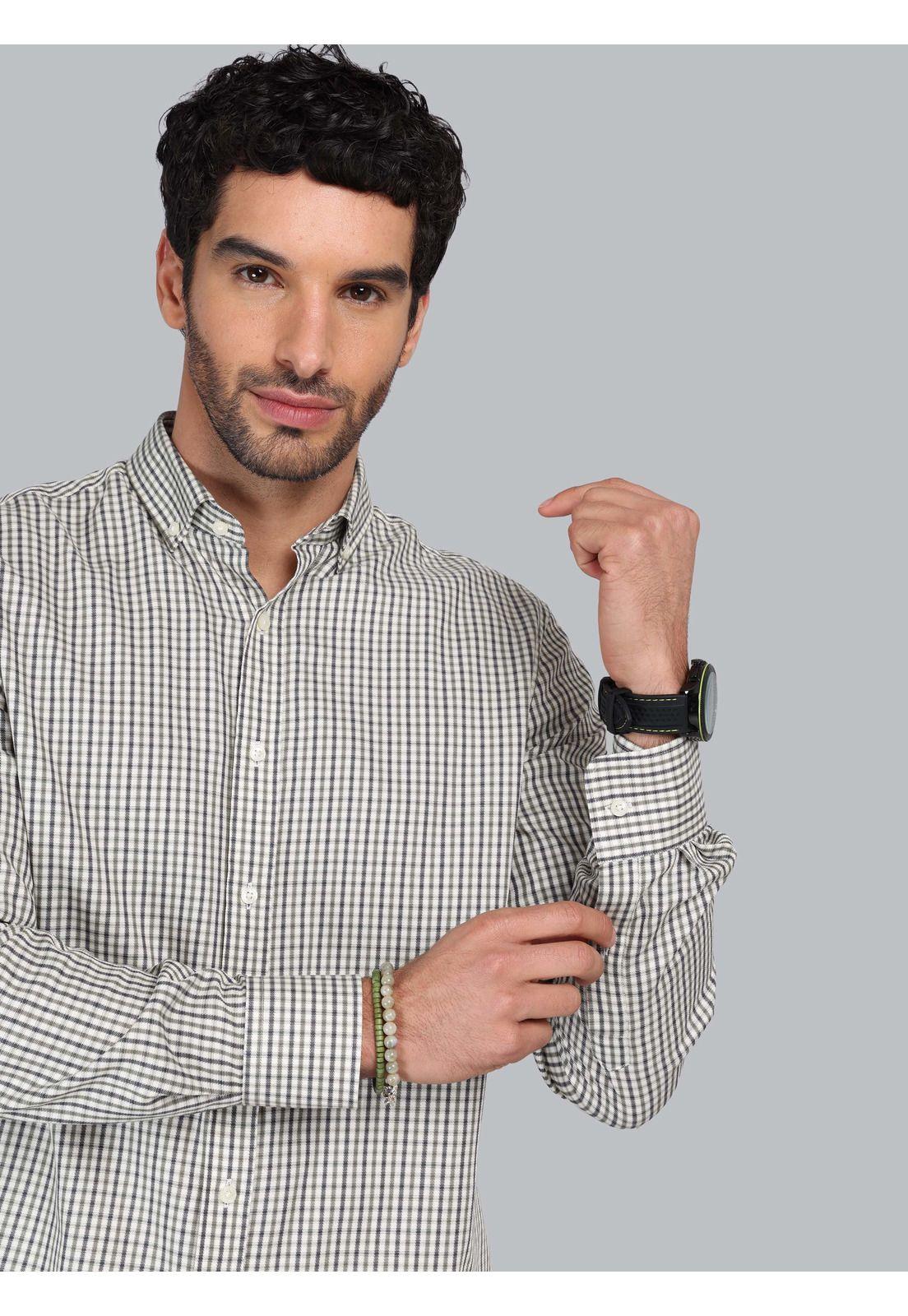 Camisa Cuadros Tailored Fit Oliva Piero Butti PBCIF07OL-2