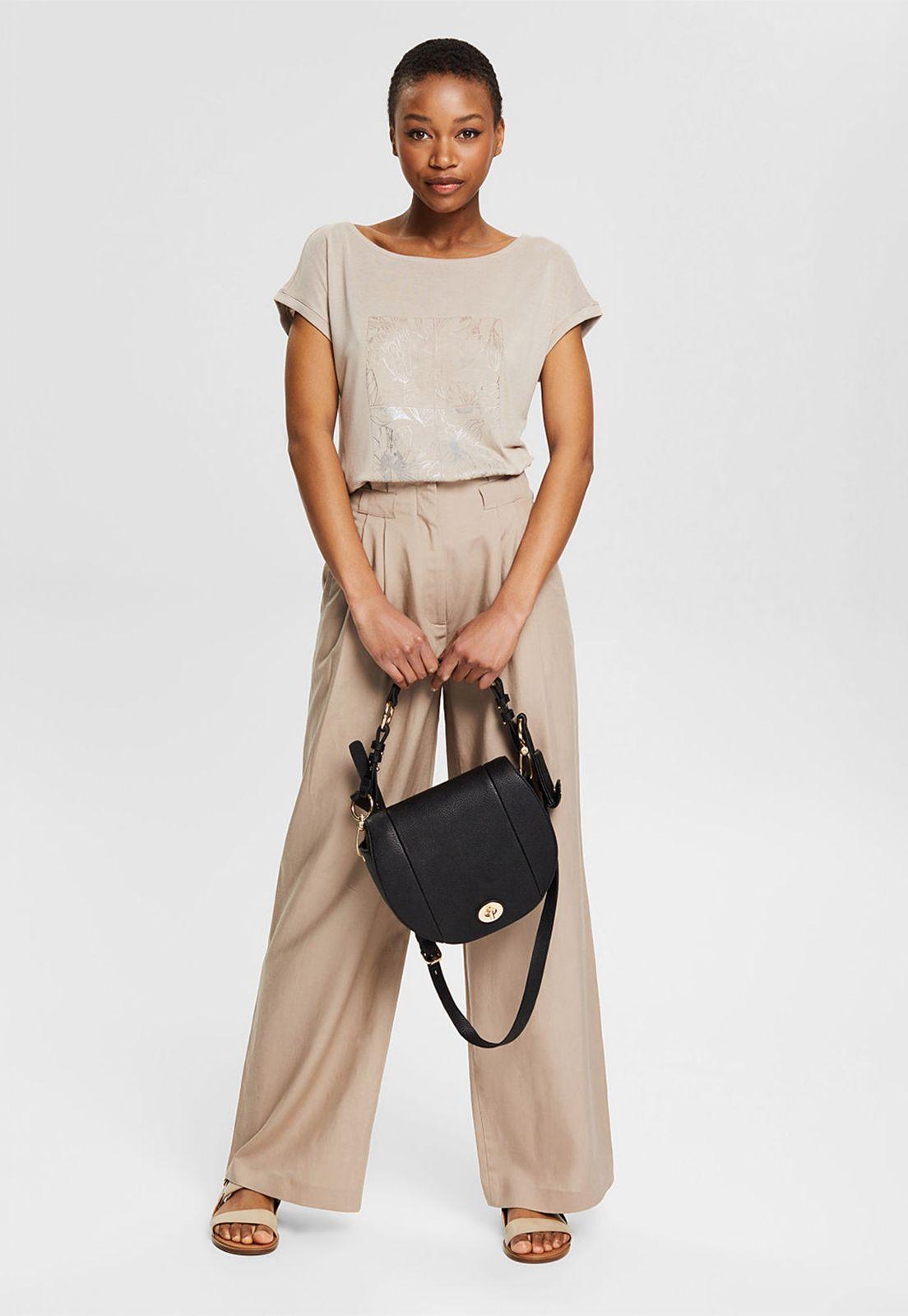 Polera Con Cuello Amplio Esprit-2