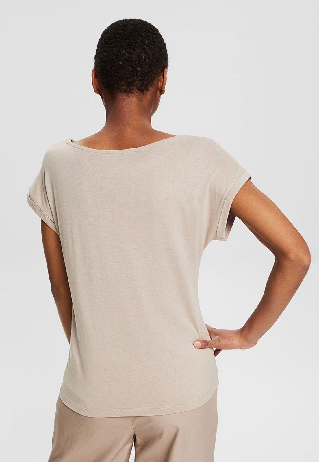 Polera Con Cuello Amplio Esprit-1