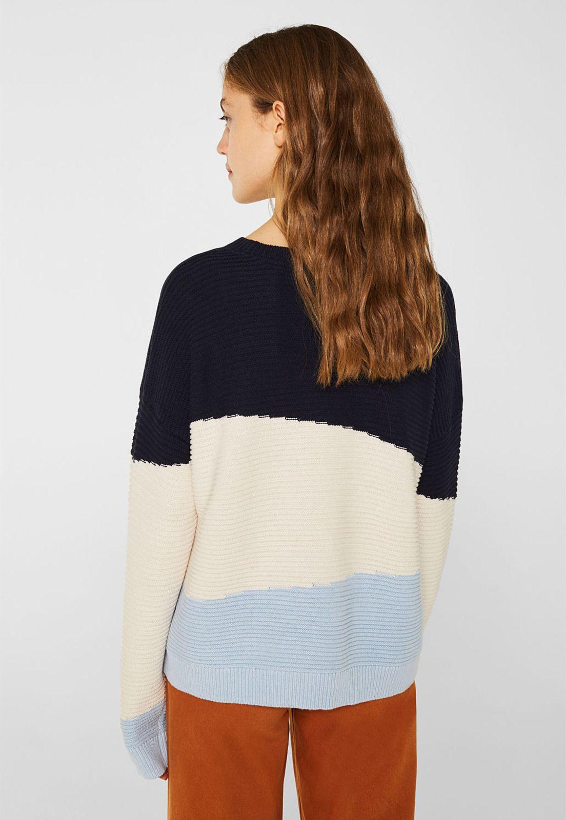 Sweater Con Diseño De Bloques De Color-1