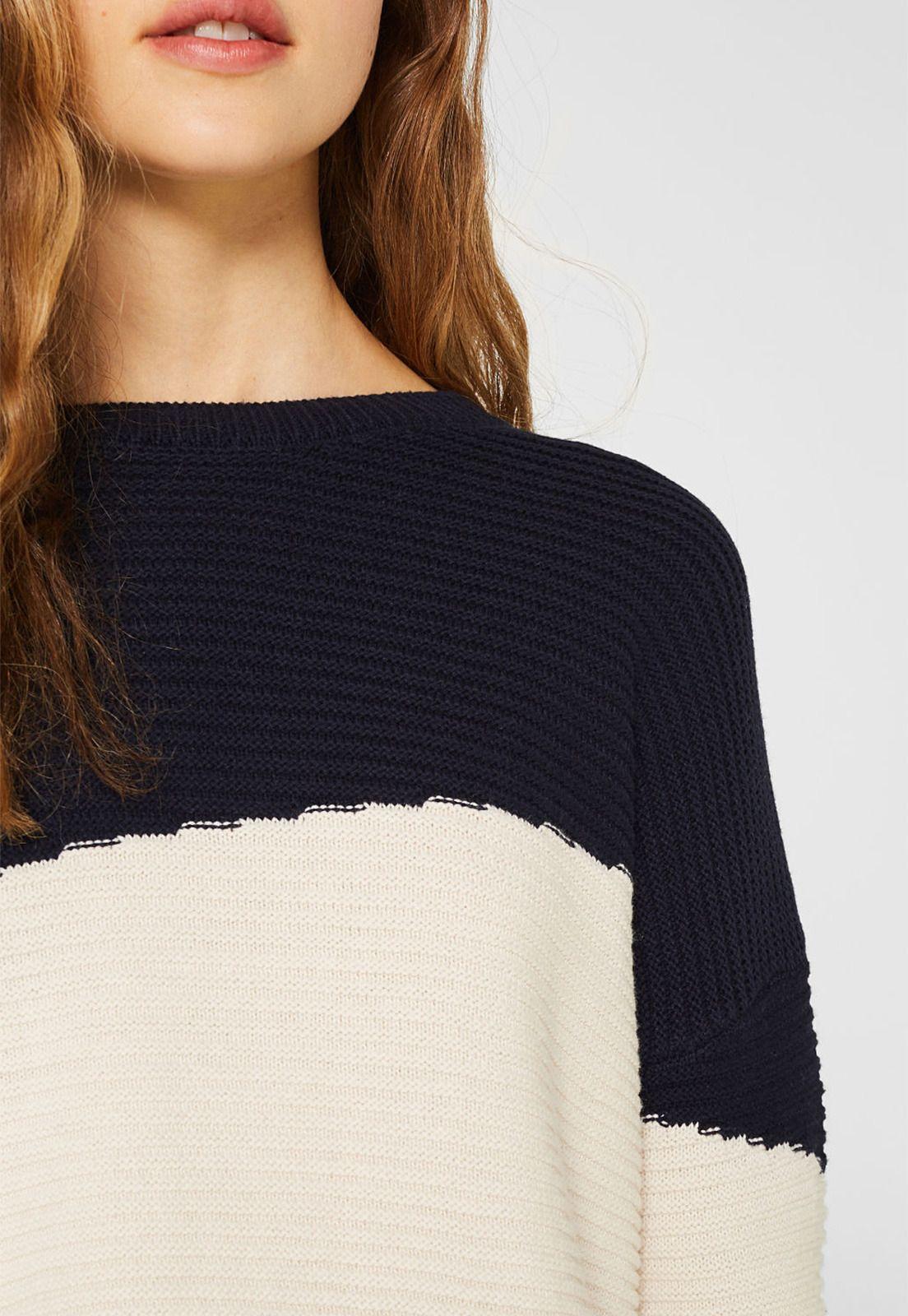 Sweater Con Diseño De Bloques De Color-2