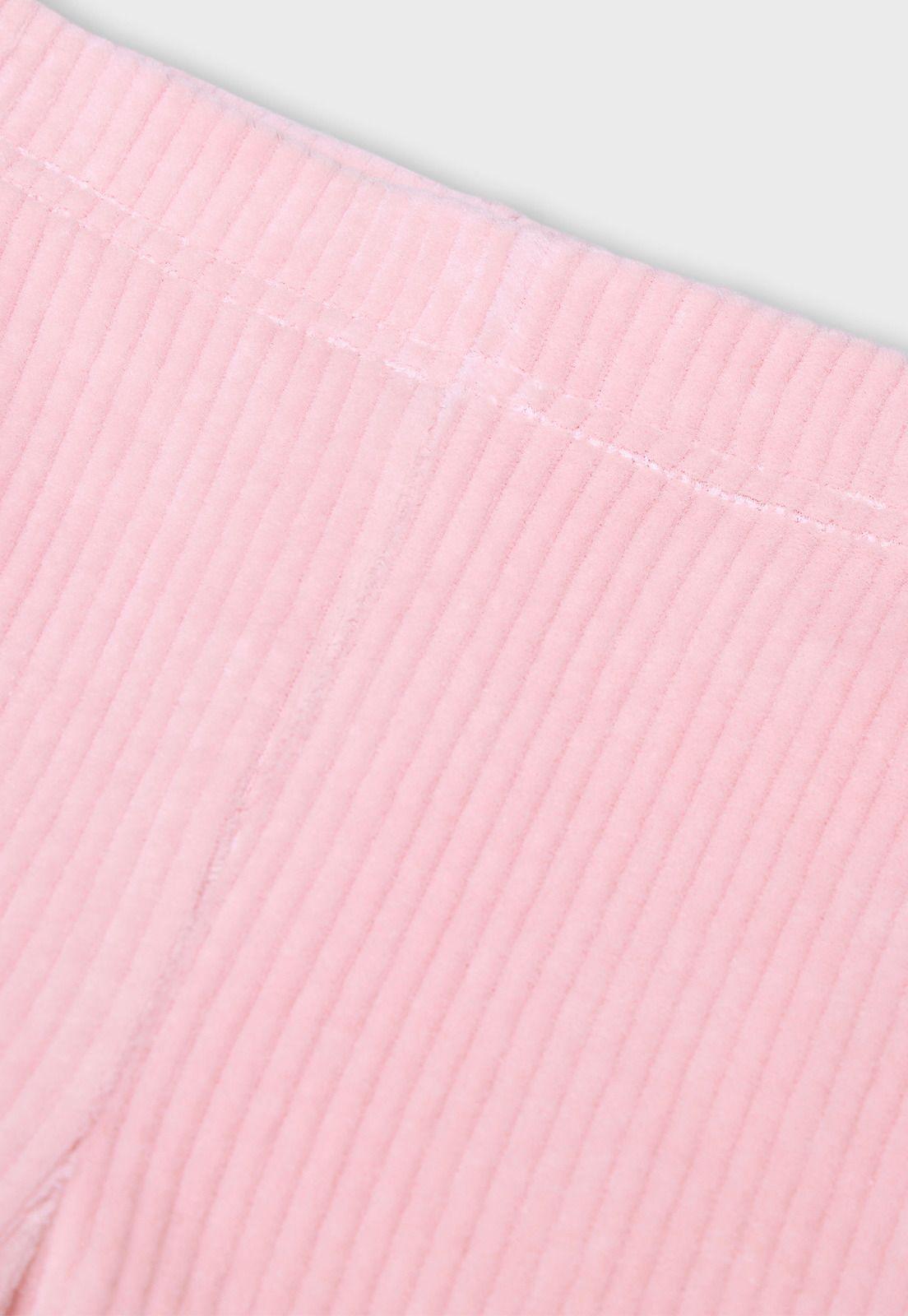 Calza Velvet Niña Osito OCZA322RD-2