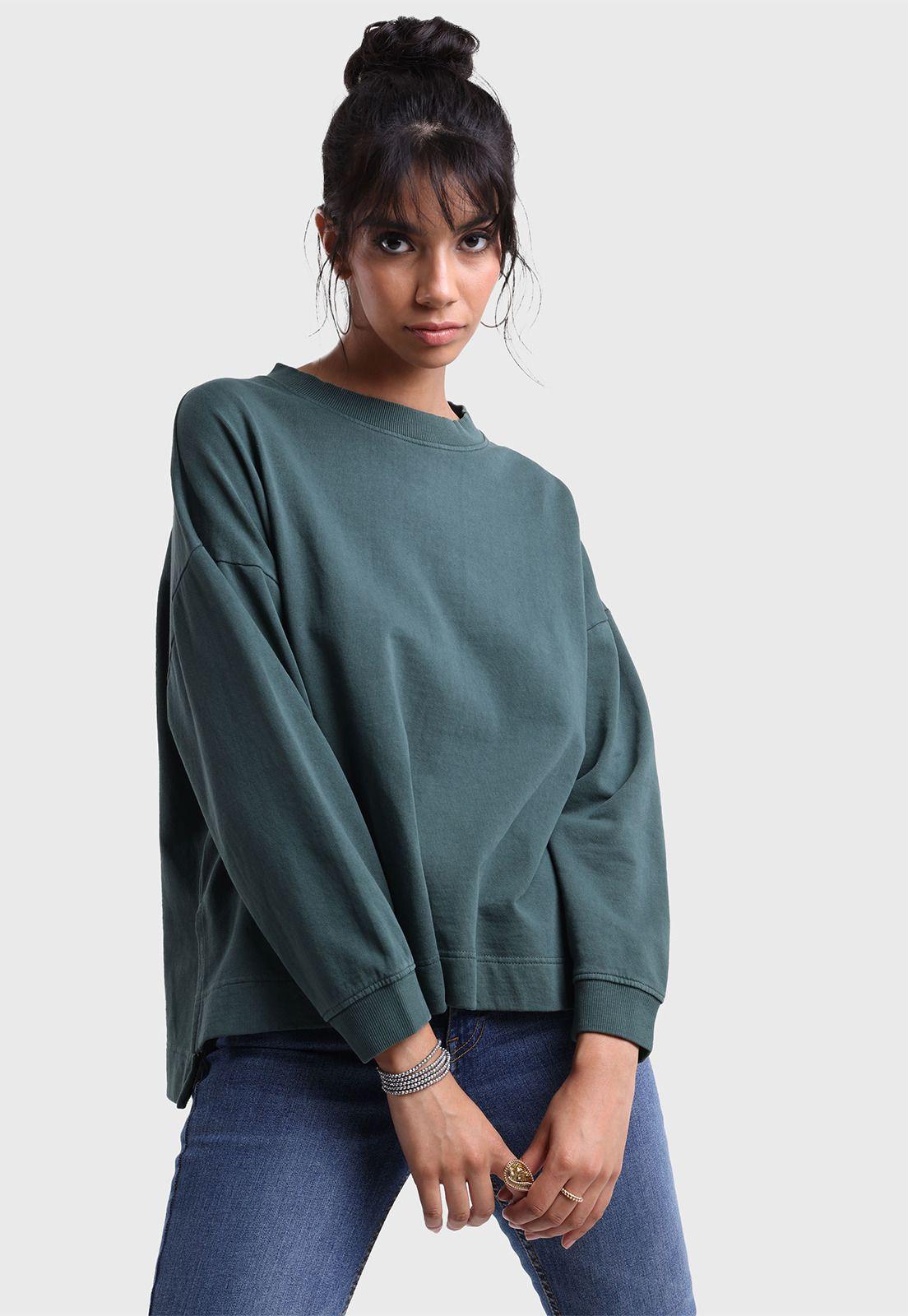 Poleron Cuello Redondo Mujer Soviet SPLM732VE-2