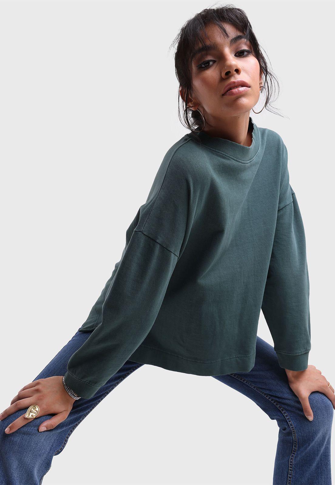 Poleron Cuello Redondo Mujer Soviet SPLM732VE-3