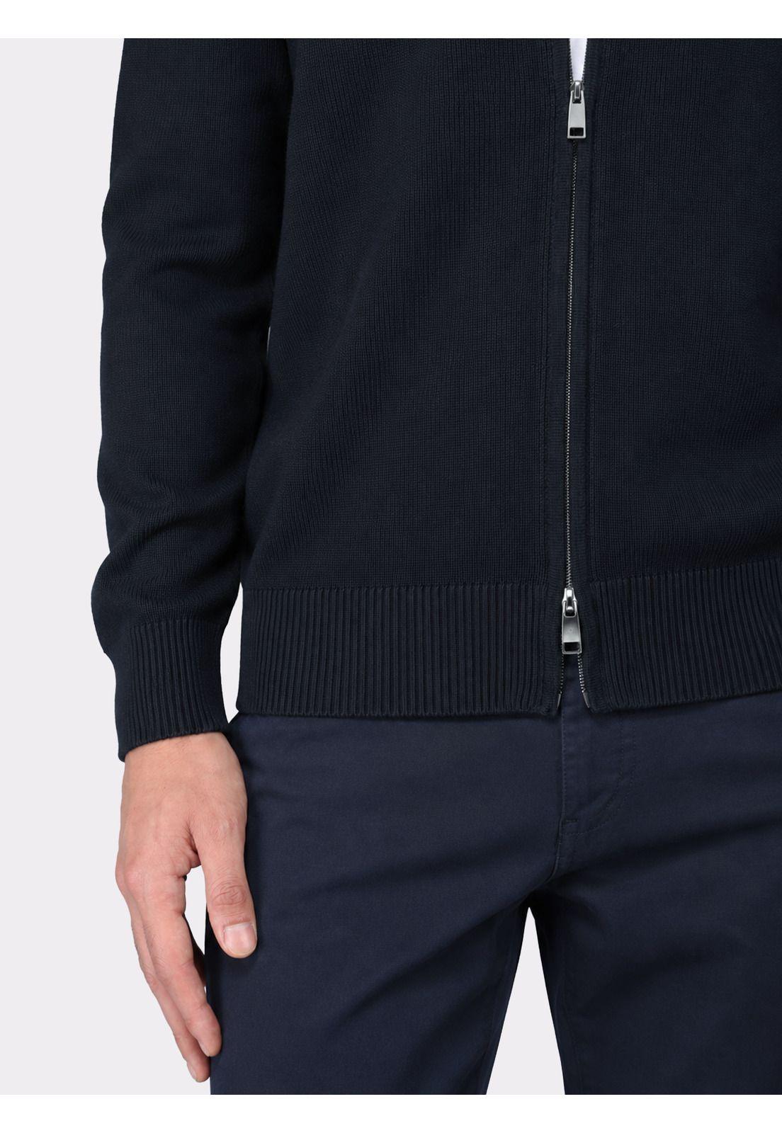 Sweater Cuello Alto Regular Fit Azul Marino Piero Butti PBDVI21NB-3