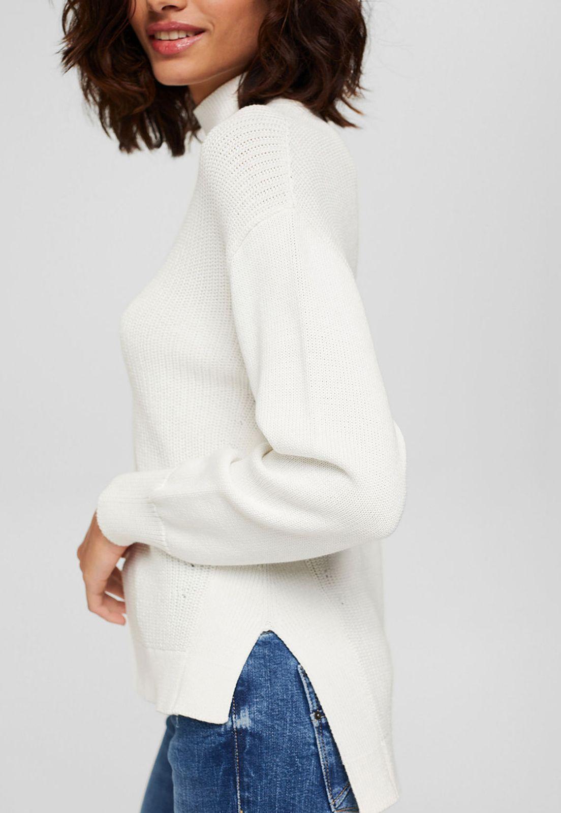 Sweater Mujer Liso Esprit Azul marino-2