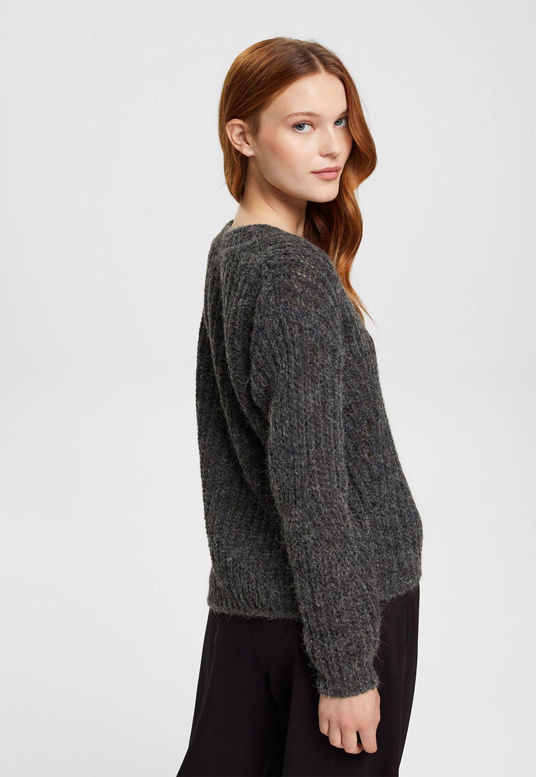 Sweater De Punto Calado Mujer Esprit-1