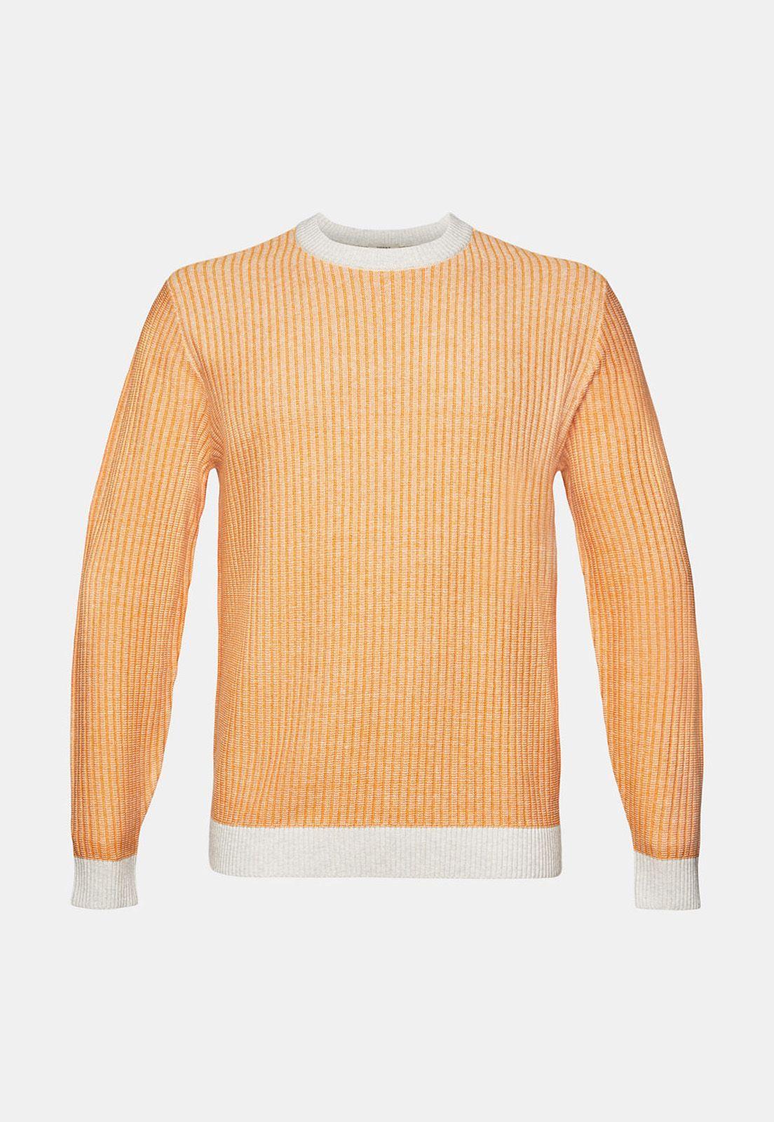 Sweater De Punto Acanalado Bicolor Esprit-2