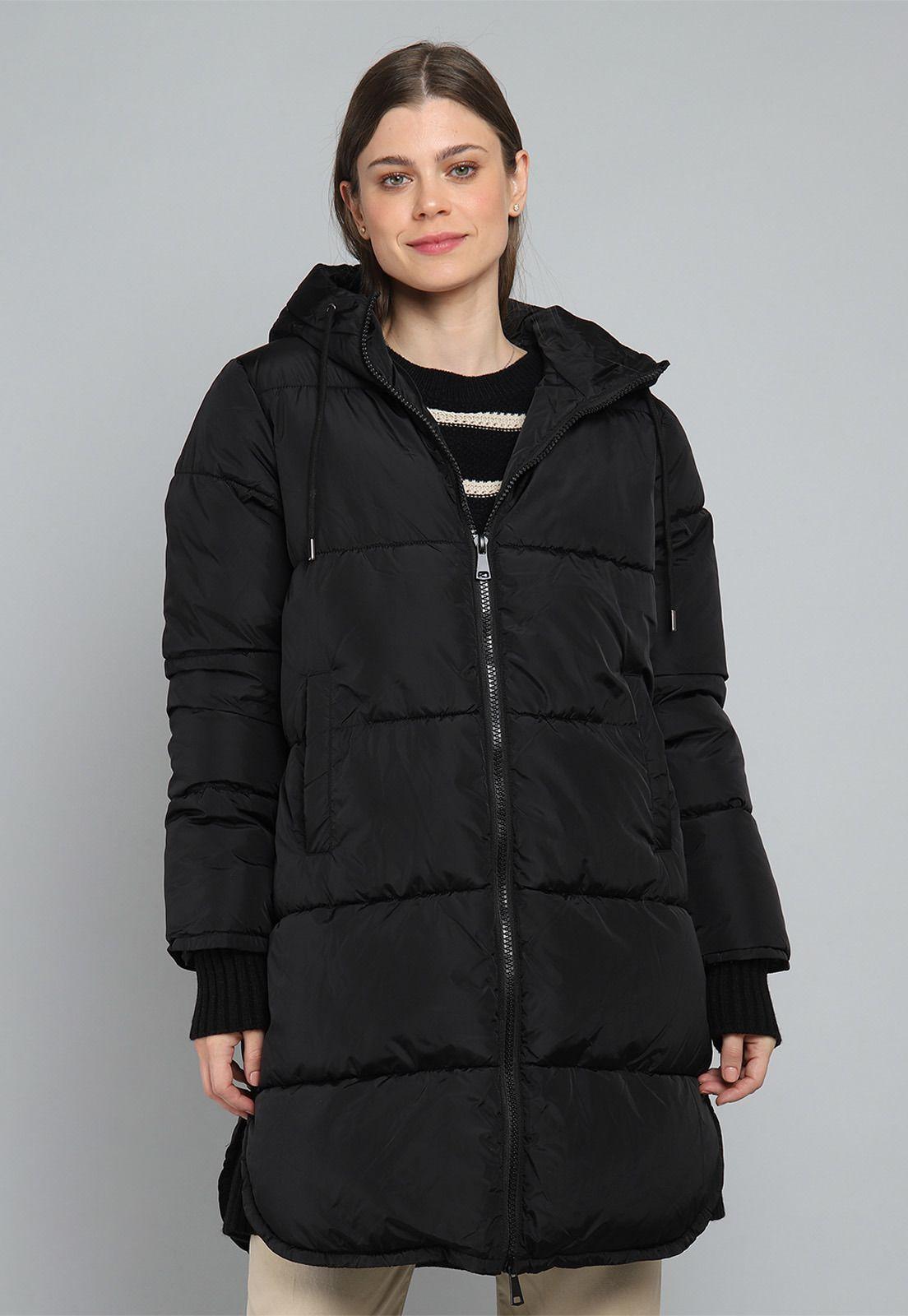 Parka Larga Acolchada con Capucha Mujer Esprit G025178-5