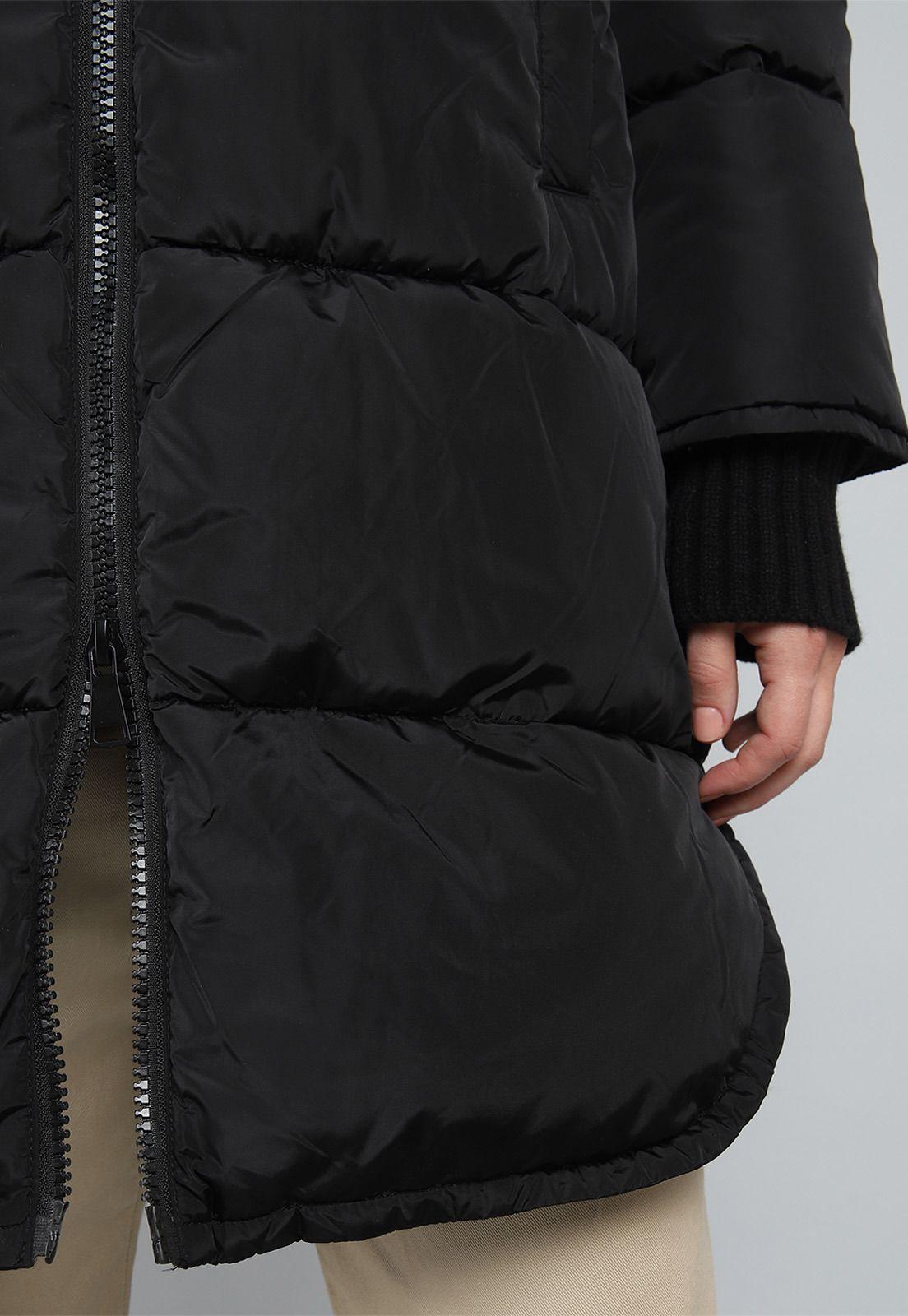 Parka Larga Acolchada con Capucha Mujer Esprit G025178-6