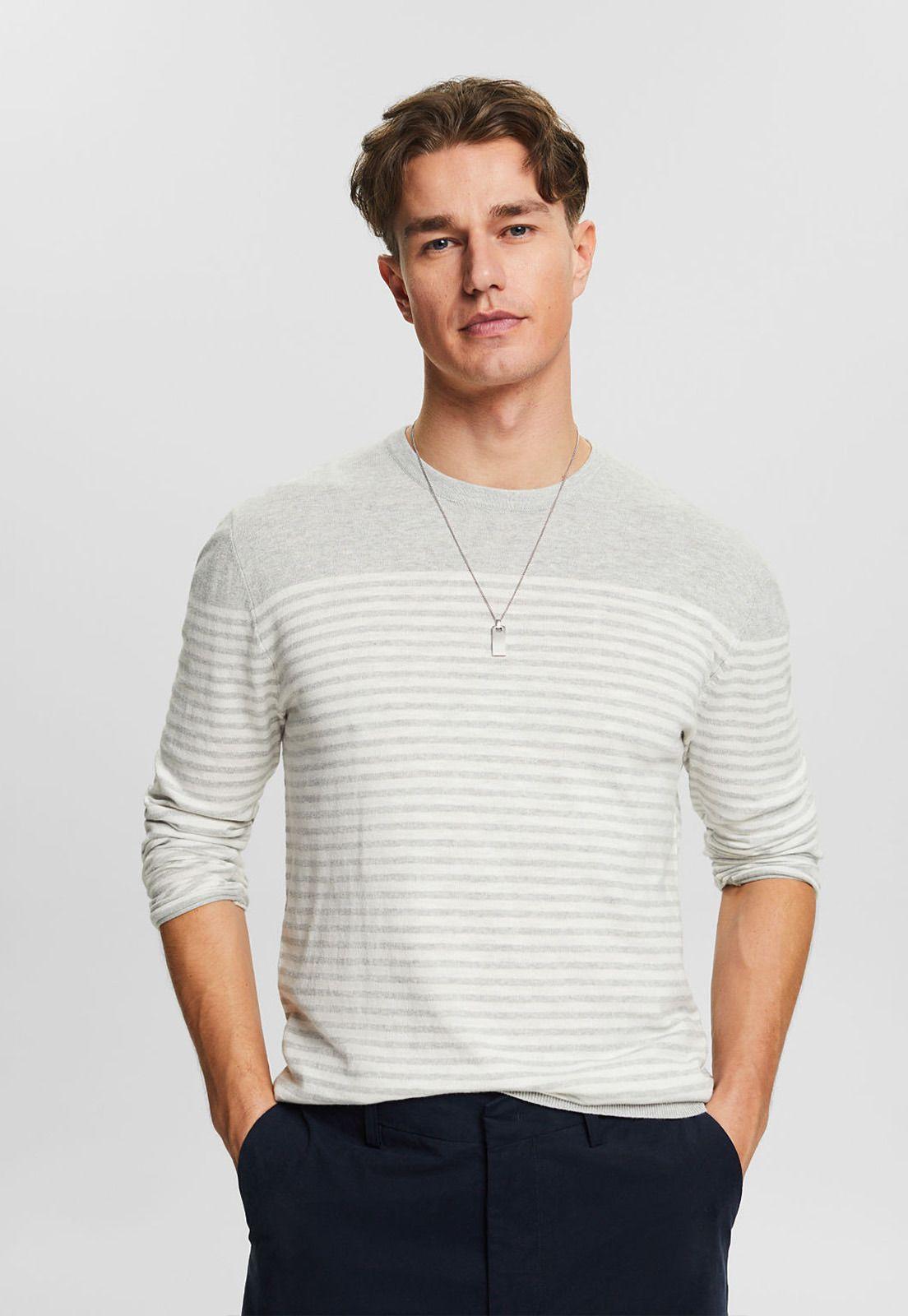 Sweater A Rayas Hombre Esprit 024EE2I306-0
