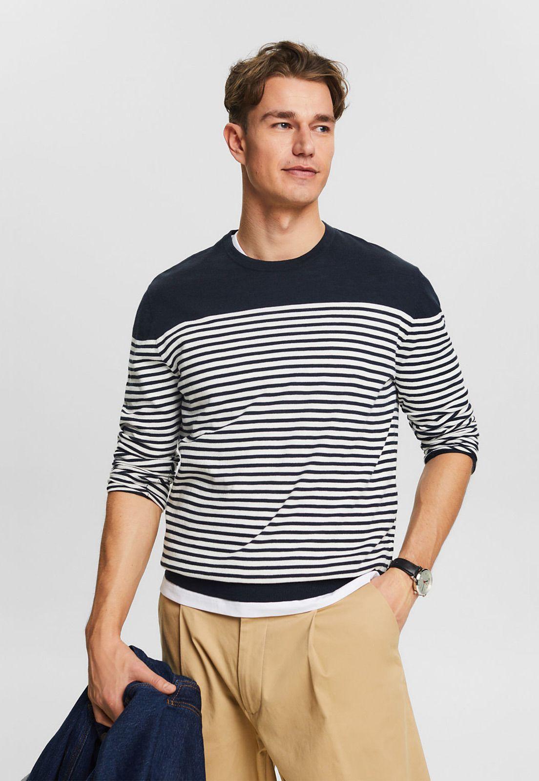 Sweater A Rayas Hombre Esprit 024EE2I306-0