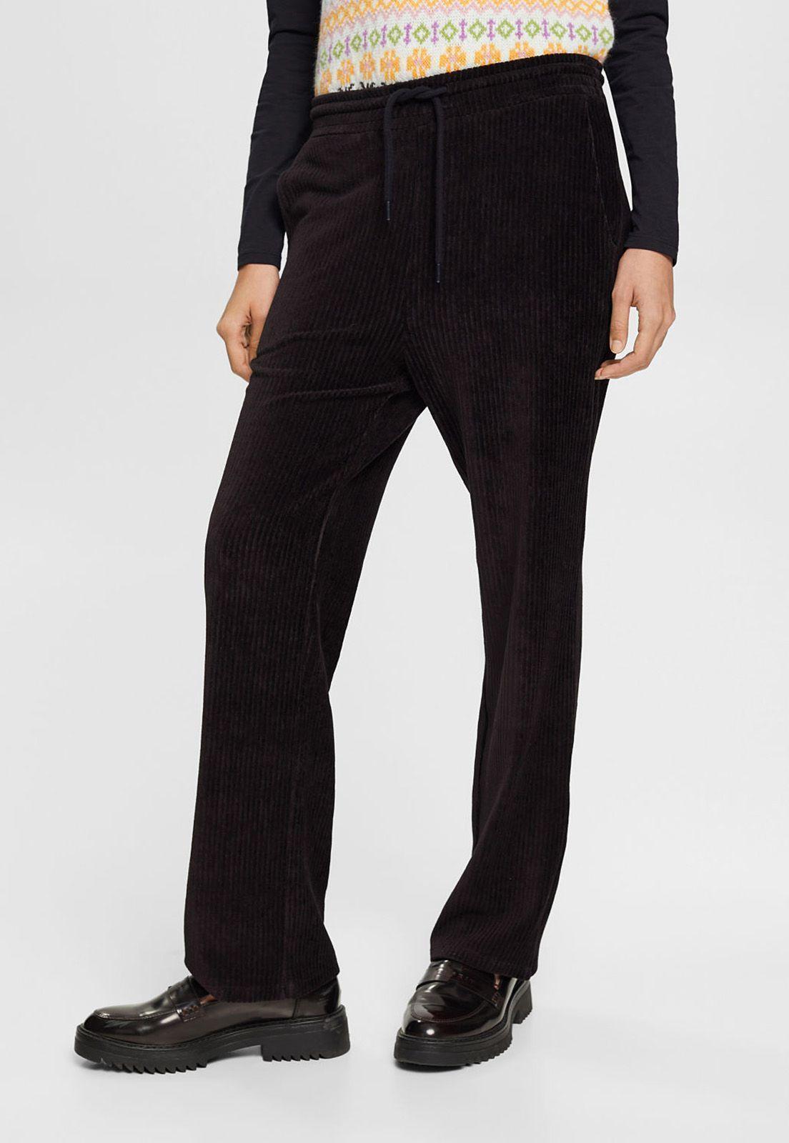 Pantalón De Pana Mujer Esprit Violeta-0