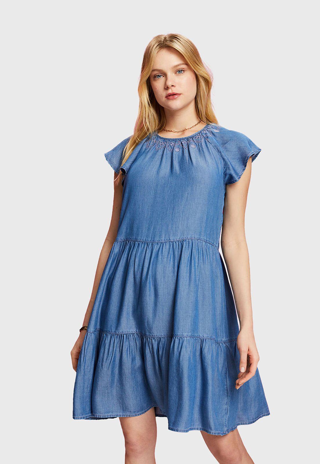 Vestido de Mezclilla Mujer Esprit 053CC1E312-3