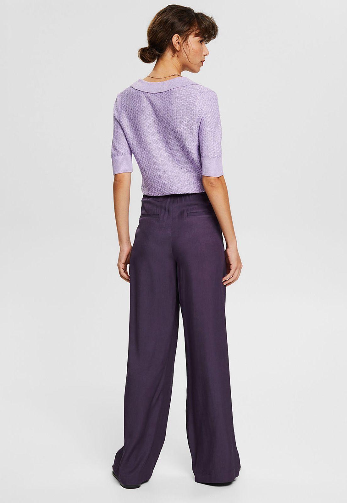 Pantalón De Pierna Ancha Esprit-1