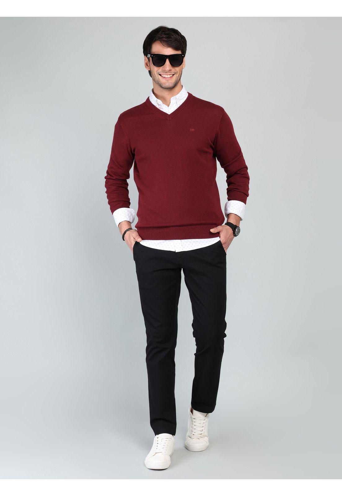 Pantalón Liso Spandex Regular Fit Negro Arrow PA33033NE-3