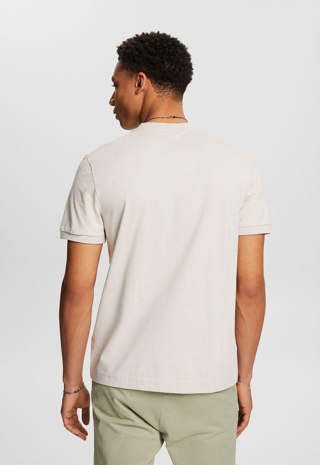 Polera Con Cuello Henley Hombre Esprit 024EE2K316-1